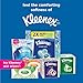 Kleenex Anti-Viral Facial Tissues, Tissues per Cube Box, 4 Pack