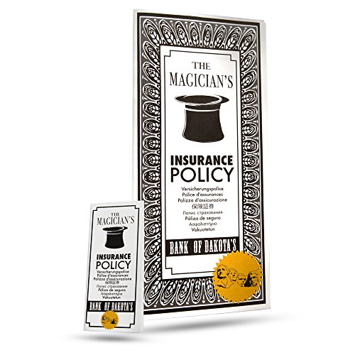 Magic Makers Ultimate Magician's Insurance Policy Trick - Professional Pocket & Stage Versions Included