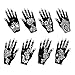 DIVAWOO 12 Sheet Henna Tattoo Stencils, Hand Temporary Tattoo Stickers, Indian Arabian Self Adhesive Tattoo Temples