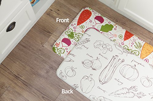 Tenby Living Premium Anti-Fatigue, Kitchen Comfort Mat #2 (Large) - Double-Si...