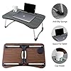 GROSSe-Laptop-Bed-Table-Lap-Standing-Desk-for-Bed-and-Sofa-Breakfast-Bed-Tray-Laptop-Lap-Desk-Folding-Coffee-Tray-Notebook-Stand-Reading-Holder-for-Couch-Floor-Kids60-x-40-cm-Black GROSSē Laptop Bed Table Lap Standing Desk for Bed and Sofa Breakfast Bed Tray Laptop Lap Desk Folding Coffee Tray…