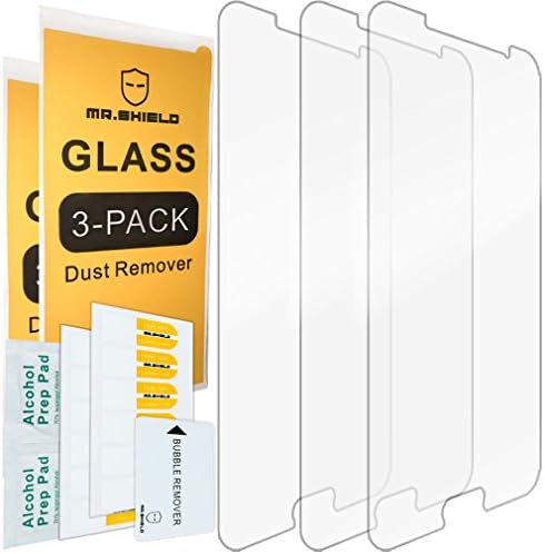 [3-PACK]- Mr.Protect For Samsung Galaxy S6 [Tempered Glass] Display screen Protector [0.3mm Ultra Thin 9H Hardness 2.5D Round Edge] with Lifetime Alternative