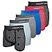 Crazy Cool Mens Comfortable Fun Nylon Seamless Short Boxer 6-Pack