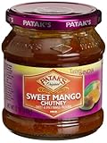 Patak's Sweet Mango Chutney, Mild, 12-Ounce Glass Jars (Pack of 6)