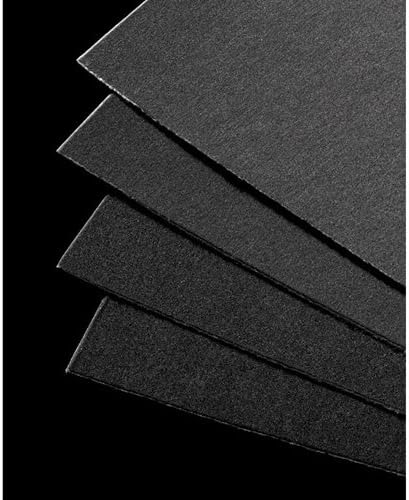 UART Dark Premium Mounted Art Board, Size: 18 x 24, Color: Black, Grade/Grit: 400