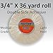 3M Clear Double Sided Tape Roll 3/4