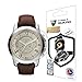 IPG for Fossil Q Grant Screen Protector (2 Units) Invisible Ultra HD Clear Film Anti Scratch Skin Guard - Smooth/Self-Healing/Bubble -Free