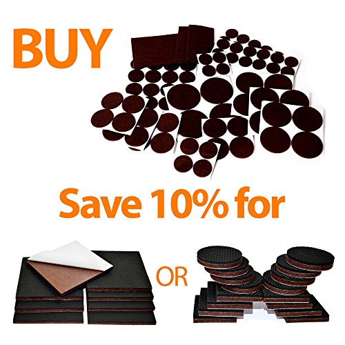 X-PROTECTOR-Premium-XXL-SIZES-Furniture-Pads-BIG-SIZES-of-Heavy-Duty-Felt-Pads-Furniture-Feet--Your-Best-Wood-Floor-Protectors-Protect-Your-Hardwood-Laminate-Flooring-From-Heavy-Furniture