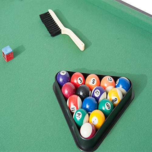 Folding Miniature Billiards Pool Table w/ Cues and Balls Buy
