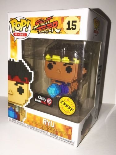 Funko Pop! 8-Bit #15 Street Fighter Chase Ryu (Gamestop Exclusive)