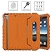 iPad 2 Kids Case: Stalion® Safe Shockproof Protection for Apple iPad 2nd 3rd & 4th Gen (Orange Orange) Ultra Lightweight + Comfort Grip Carrying Handle + Folding Stand