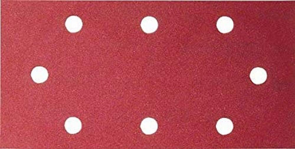 Bosch 2609256A88 Sanding Sheets Pack of 10 for Black + Decker Orbital Sanders 93 x 185 cm Number of Holes 8 Grit 60