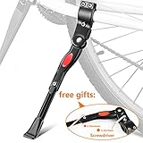 Adjustable Bike Kickstand Aluminum Alloy Bicycle Side Kickstand Fits for 24