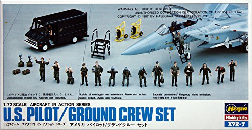 HASEGAWA 35007 1/72 U.S. Pilot/Ground Crew Set
