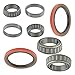 6 Piece Inner & Outer Wheel Bearing Race w/Seal Kit LH & RH Sides for Toyota