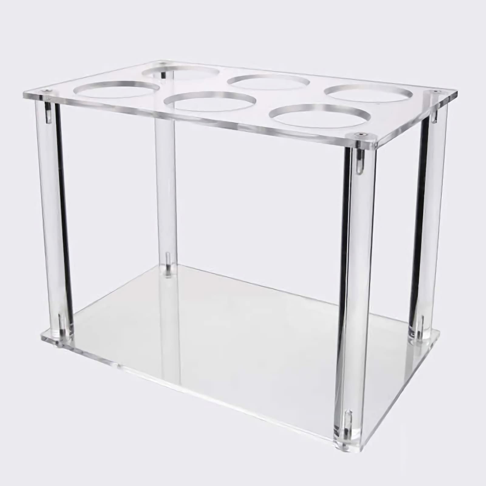 JRLGD 6Well Volumetric Flask Rack For 250ml Volumetric Flasks, Acrylic