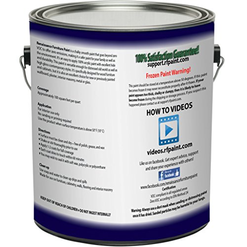 Renaissance Chalk Finish Paint - Celadonite - Gallon (128oz) - Chalk Furniture & Cabinet Paint - Non Toxic, Eco-Friendly, Any Color from Any Major Brand