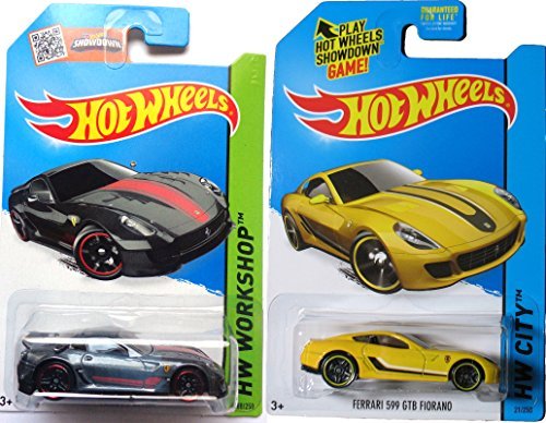 Ferrari 599 2015 2 Car Set Hot Wheels #188 599XX & #21 599 GTB