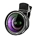 Ubittek iPhone Camera, 0.5x 140° Wide Angle + 15x Macro Clip-on Cell Phone Camera Lens Kit for iPhone X/8/8 Plus/ 7/7 Plus /6s/6s Plus/6/5 & Samsung Note 8/S8/S8 Plus/S7/S7 Edge & Most Smartphones