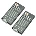 DSTE® 2x Z340 Rechargeable Li-ion Battery for Polaroid Z340 Camera & POGO GL10 Printer