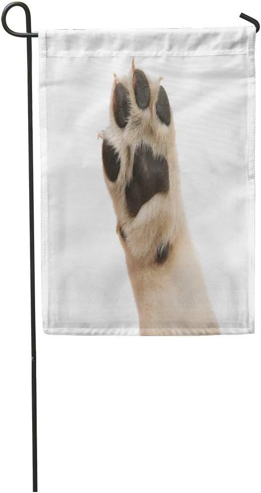 heigudan Flag Dog Puppy Paw Pad Animal Baby Beautiful Canine Polyester Outdoor Flag