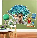 BirthdayExpress Daniel Tiger Room Decor - Giant Wall Decals