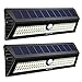 Mpow Solar Lights Outdoor, 77 LED Bright Motion Sensor Solar Light, 3 Optional Lighting Modes, 120 Degree Sensing Angle, Security Waterproof Lights for Pathway, Garden, Garage, Walkway - 2 PACK
