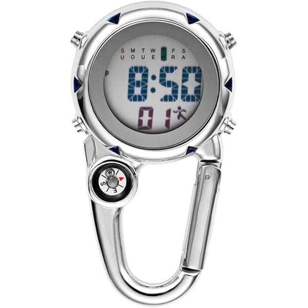 Amazon.com: JewelryWe Men Women Digital Clip-on Watch Mini
