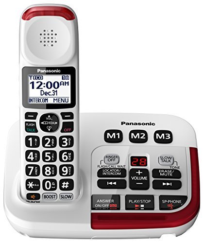 Panasonic-KX-TGM420W-Amplified-Cordless-Phone-with-Digital-Answering-Machine-1-Handset-White