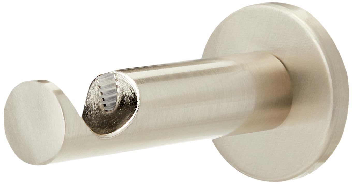 Gardinia Support open for diameter 25 mm, stainless steel look, 8 cm, metal.