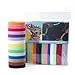 All4pet 15pcs/set Soft Fabric Velcro Puppy Collars Puppy ID Collars Puppy ID Bands Adjustable