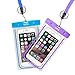 EOTW 2 Pack IPX8 Universal Waterproof Case Smartphone up to 6