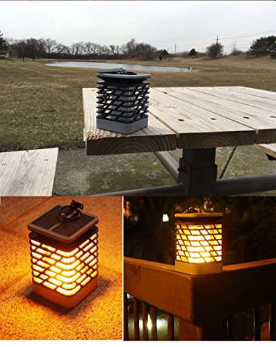 image for Solar Lights Outdoor Espier LED Flickering Flame Torch Lights Solar Po