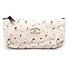 Countryside Flower Floral Pencil Pen Case Cosmetic Makeup Bag