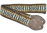 Souldier GS0886BK02WB Custom USA Handmade Zapata Guitar Strap - Brown/Black