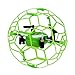 Mini Quadcopter Drone JimTab M70 Football 360°Eversion 4CH 6 Axis 2.4G Remote Control Gyro Quadcopter (Green)