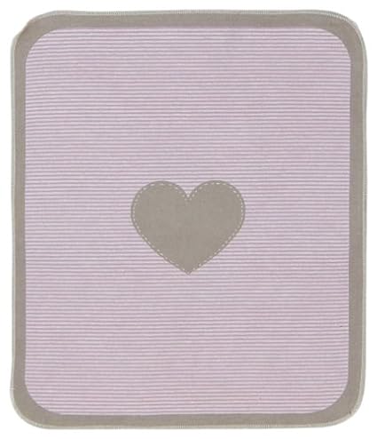 David Fussenegger 62661079 Baby- und Kinderdecke Juwel Herz, circa 70 x 90 cm