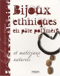 Bijoux ethniques en pâte polymère et matériaux naturels...