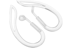 OSOLADY 2pcs Rotatable Soft Silicone Sport Ear Hooks for Earbuds Lost Lightweight Earbud Hooks Comfortable