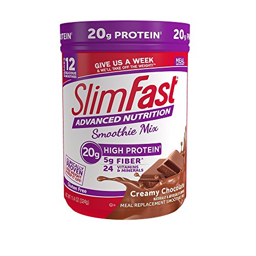 SlimFast Advanced Nutrition High Protein Smoothie Powder, Creamy Chocolate, 11.01 Ounce SlimFast Advanced Nutrition High Protein Smoothie Powder, Creamy Chocolate, 11.01 Ounce