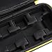 Aproca Hard Travel Carry Case for Philips Norelco OneBlade Face + Body hybrid electric trimmer and shaver QP2630/70 QP2630/72 (Black with green zipper)