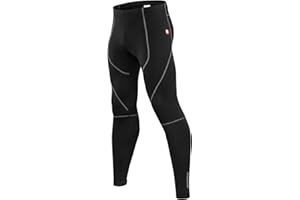 qualidyne Men's Cycling Pants 4D Padded Bike Pants Road Biking Tights Bicycle Pants