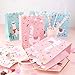 OurWarm 15Pcs Llama Party Supplies Tote Gift Bags, Llama Party Favor Bags for Birthday Baby Shower Party Decorations (Pink, Blue, Mint Green)
