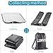 Lunvon Queen Air Mattress Guest Durable Inflatable Airbed Blow Up Elevated Raised Air Bed with Built-in Electric Air Pump, Storage Bad and Repair Patches Included, Height 18.5 inche, 2-Year Warranty
