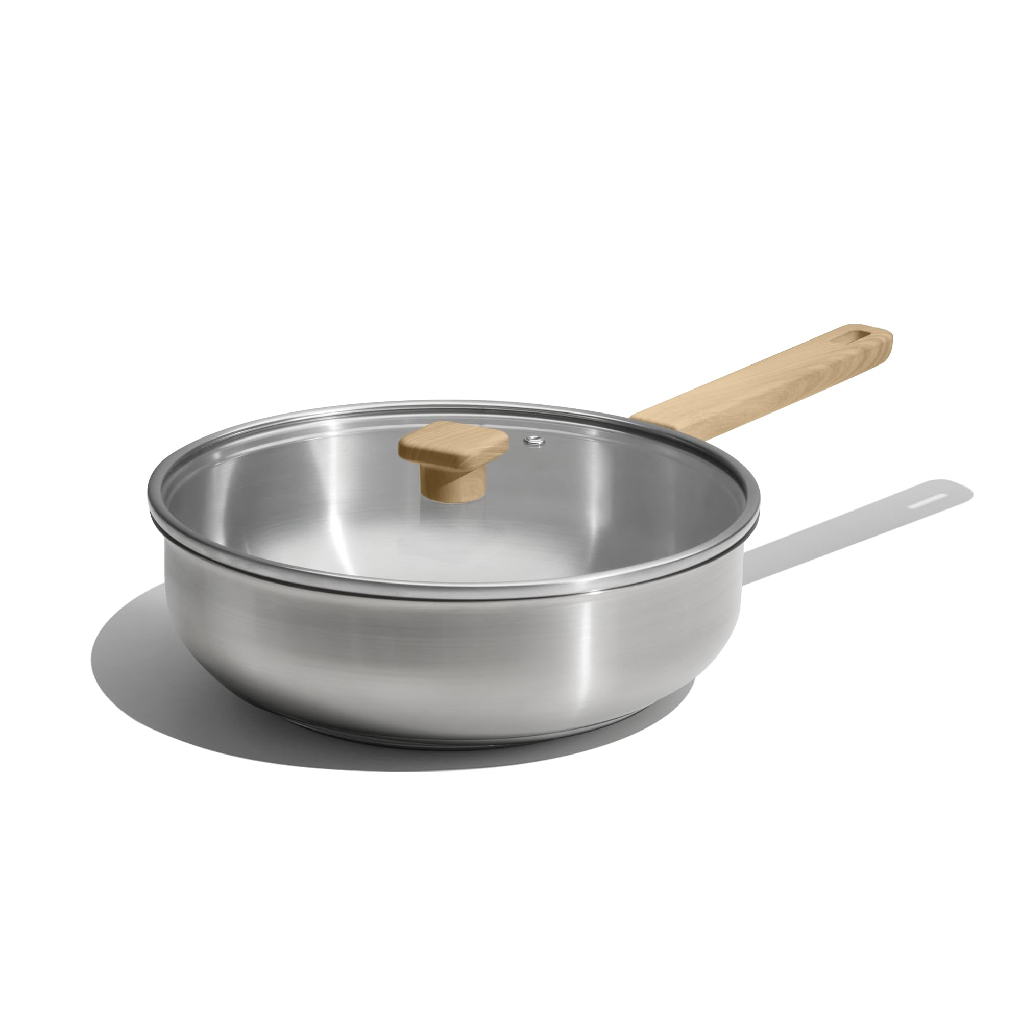 Photo 1 of **USED** DAMAGED** CAROTE 10" Stainless Steel Frying Pan with Lid - Non-Toxic Saute Pan, Omelet Pan - Fast & Even Heat - Induction, Ceramic, Gas Cooktops Compatible