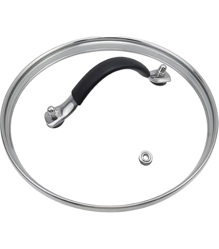 Clear Glass Pot Lid - 7 Inch, Oven Safe To 428°F, Fits Pans Up To 7.8 Inch Diameter