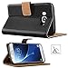 HOOMIL Case Compatible with Samsung Galaxy J7 2016, Premium Leather Flip Wallet Phone Case for Samsung Galaxy J7 LTE (2016) J710M/DS Cover - Black