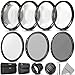 67mm Vivitar Professional UV CPL FLD Lens Filter and Close-Up Macro Accessory Kit for Lenses with a 67mm Filter Size