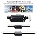 Running Belt,Gritin Waist Pack Fitness Belt W Headphone Hole - Soft Sweat-proof Fabric and Adjustable Elastic Strap Perfect Fit for Waist Curve - Super Comfortable and Convenient for Running
