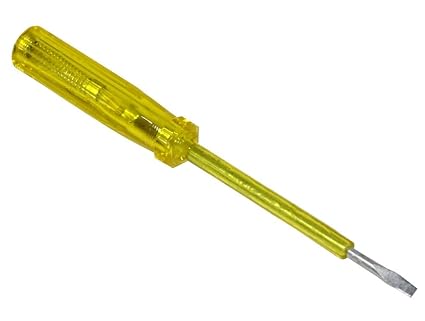 Aerzetix Testeur De Courant Electrique Electricite 200v 250v 220v 19cm Tournevis Plat C1115 Amazon Fr Commerce Industrie Science